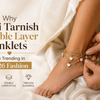 Anti Tarnish Double Layer Anklets