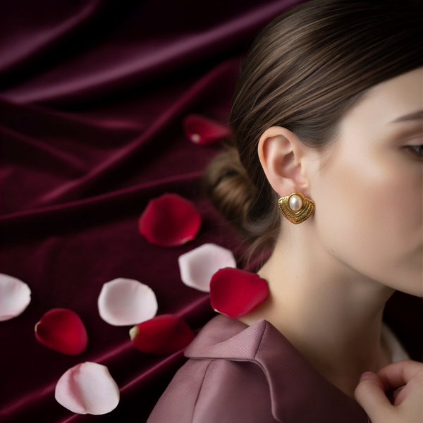 Vintage Parisian Studs