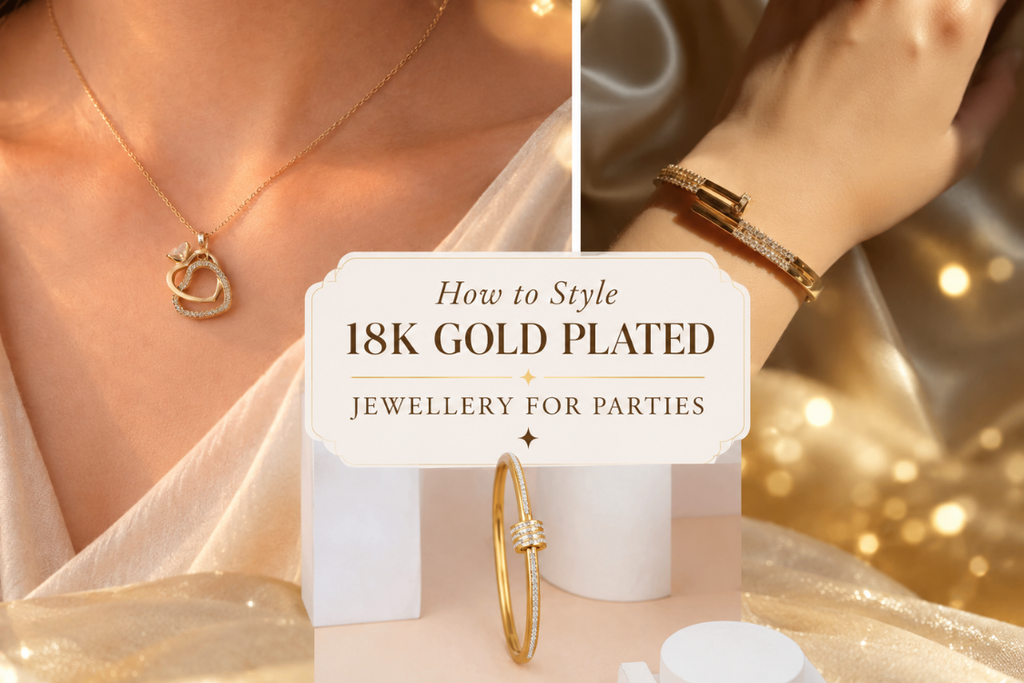18K Gold Plated Jewellery for Parties