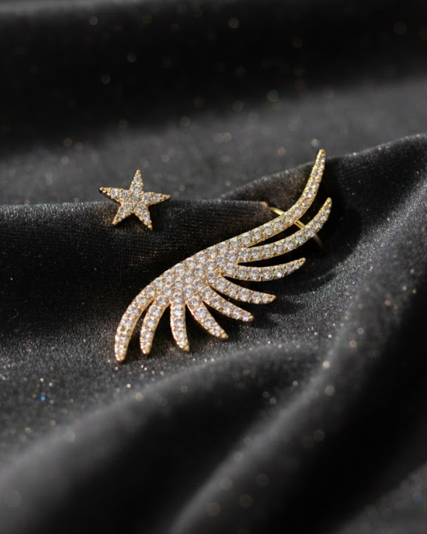 Celestial Stardust Wing Ear Cuff